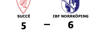 IBF Norrköping avgjorde mot Succé i tredje perioden