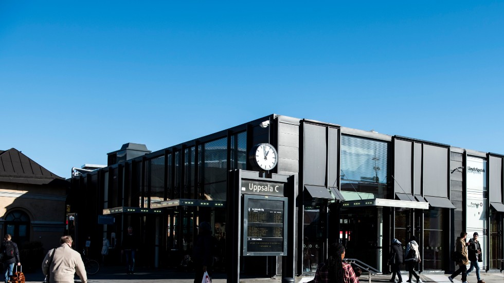 Centralstationen i Uppsala. Arkivbild.