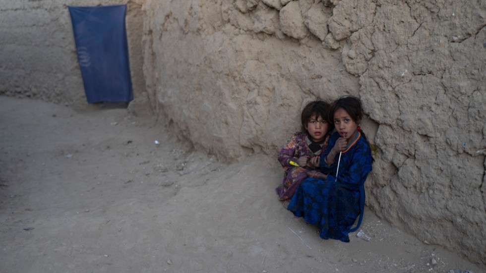 Bilden är från Kabul, Afghanistan. Skribenten vädjar om hjälp till landet.