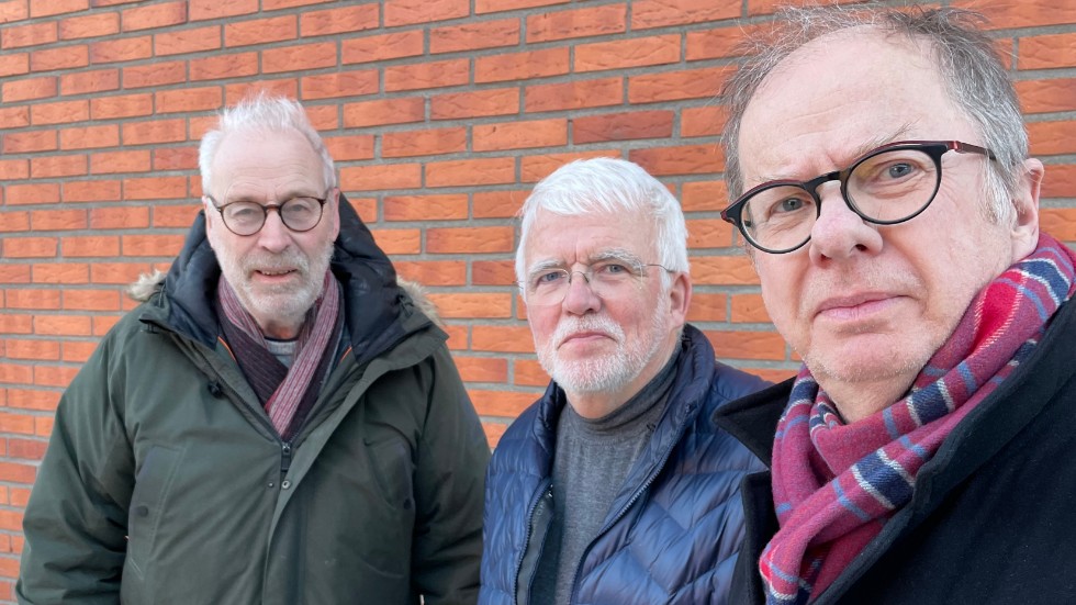 Mats Ekman, Hans Marklund och Per Lindbäck är tre av initiativtagarna till manifestationen.