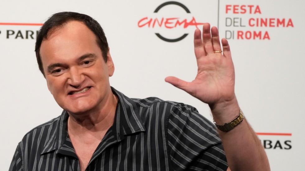 Quentin Tarantino ger sig in i NTF-världen. Arkivbild.