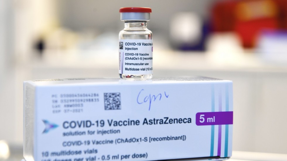 Astra Zenecas vaccin mot Covid-19. Arkivbild.