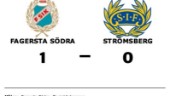 Strömsberg förlorade borta mot Fagersta Södra