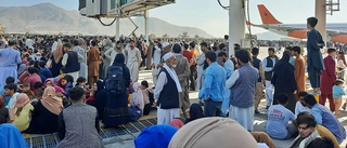 Kaos i Kabul när folk försökte fly – vi rapporterade direkt