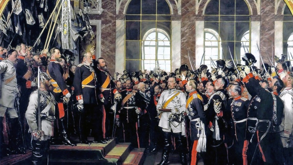 Det tyska kejsardömet utropas i Versailles.