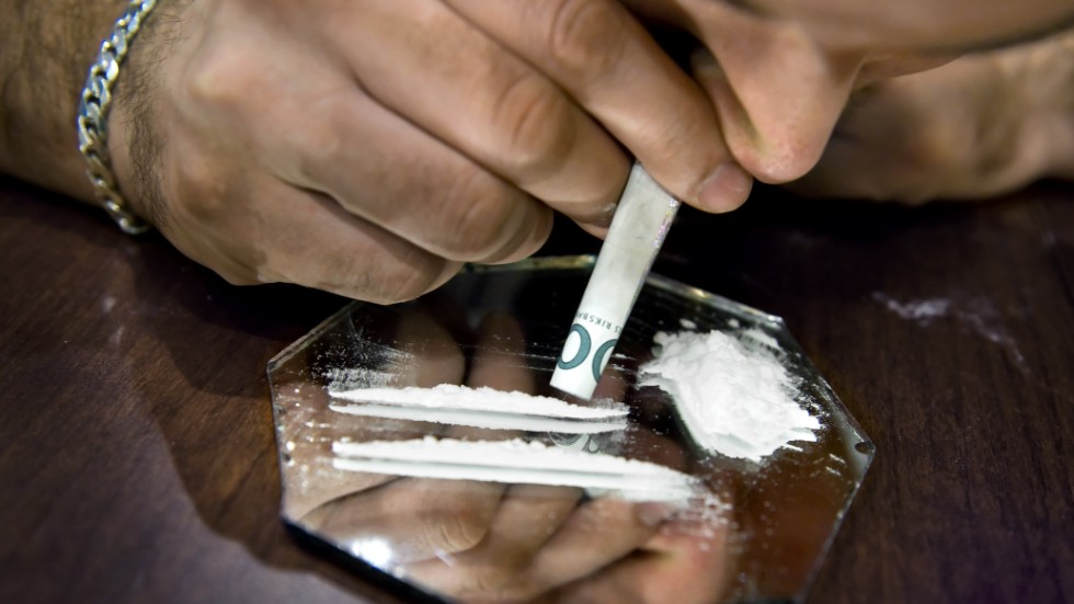 Antalet patienter inom vården med skador från kokain har trefaldigats på tio år. Arkivbild