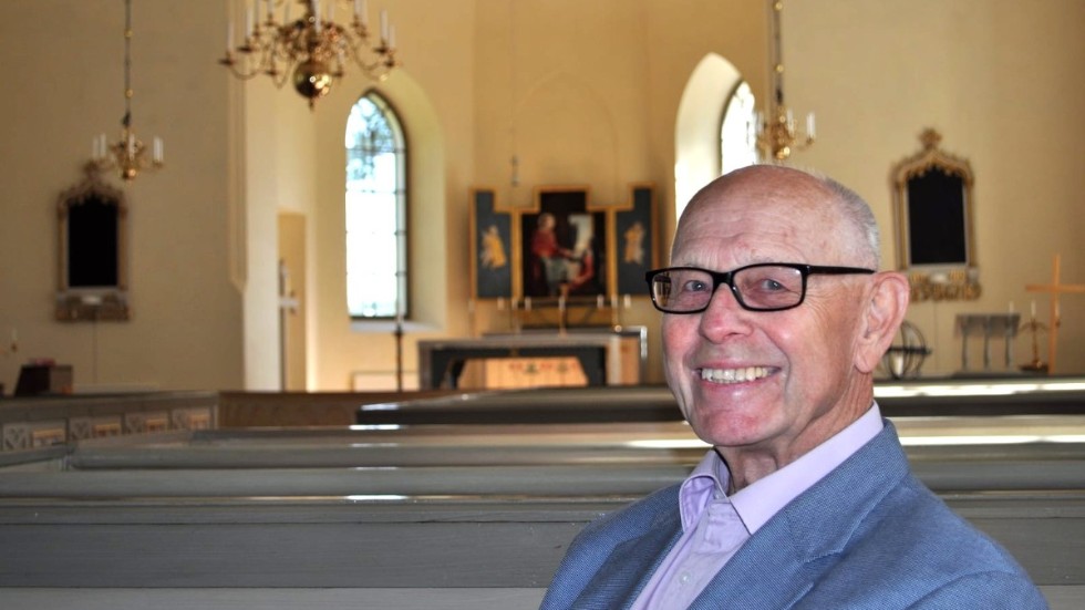Sigvard Olsson har under den gångna mandatperioden varit ordförande i Rimforsa församlings kyrkofullmäktige. Han gläds över det höga valdeltagandet.