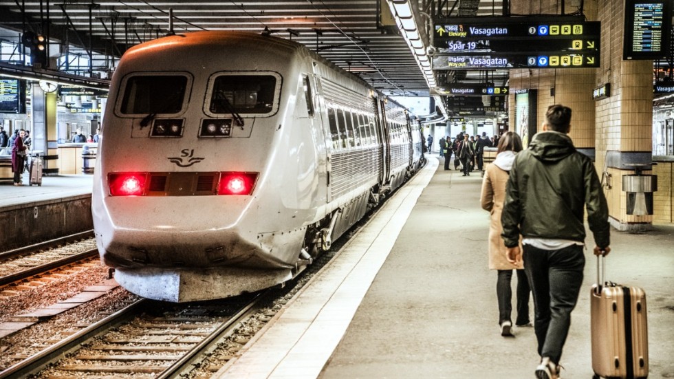 Tågtrafiken mellan Stockholm och Malmö är drabbad av förseningar. Arkivbild.