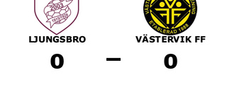 Mållös match när Ljungsbro mötte Västervik FF