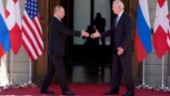 Historiska vingslag mellan Biden och Putin i Genève