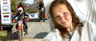 Enduro-VM: Hedvig på sjukhus efter otäck krasch i Portugal: ”Frontade med en annan motorcykel”