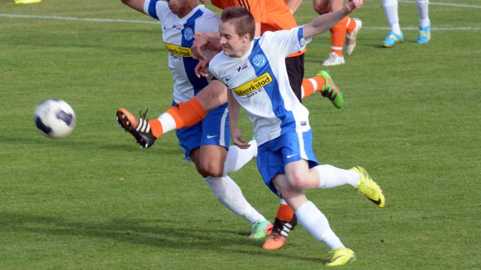 Robin Hammar gjorde ett av målen när Södra Vi vann med 3-0 mot Bäckseda.