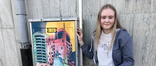 Ungas konst på elskåp i Piteå: "Det som gör Piteå unikt"