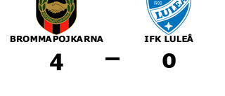IFK Luleå föll mot Brommapojkarna på bortaplan