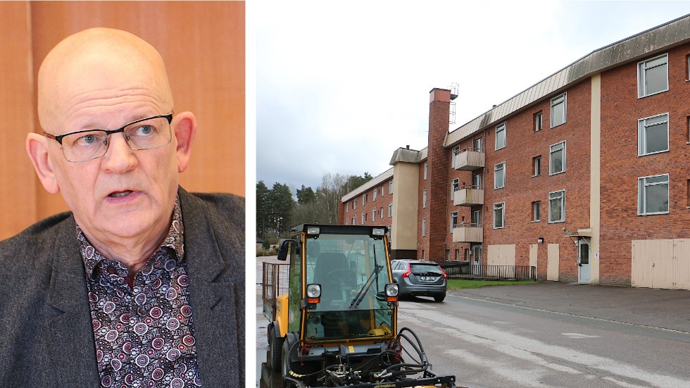 Åke Nilsson, ordförande i det kommunla bostadsbolaget får en hel del mail och samtal om att det är kapitalförstöring att riva bastugatan. "Men som bolag måste vi se till helheten" säger han.