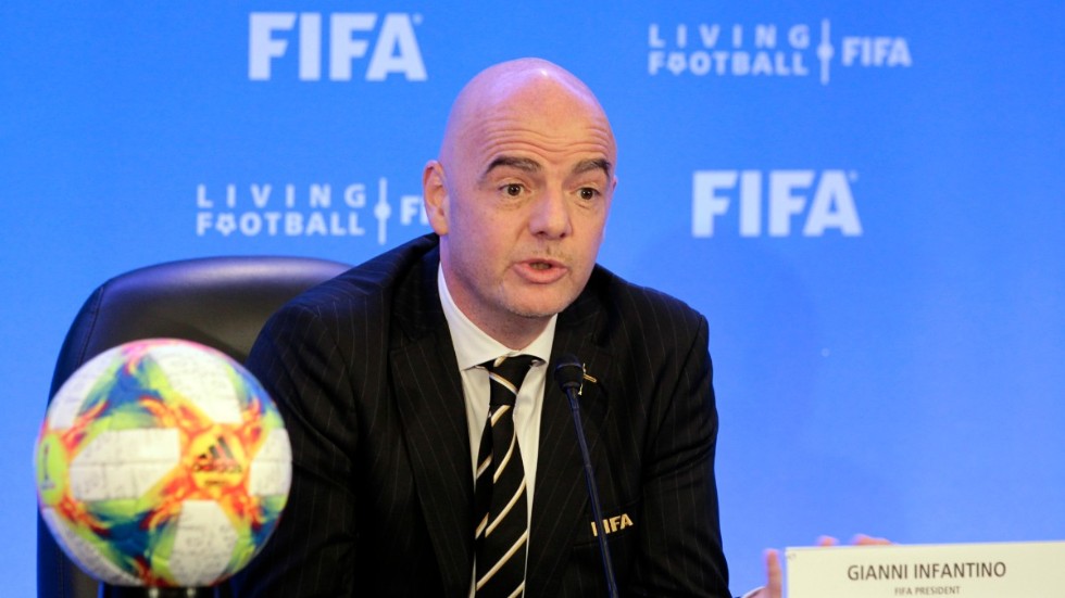 Fifas ordförande Gianni Infantino. Arkivbild.