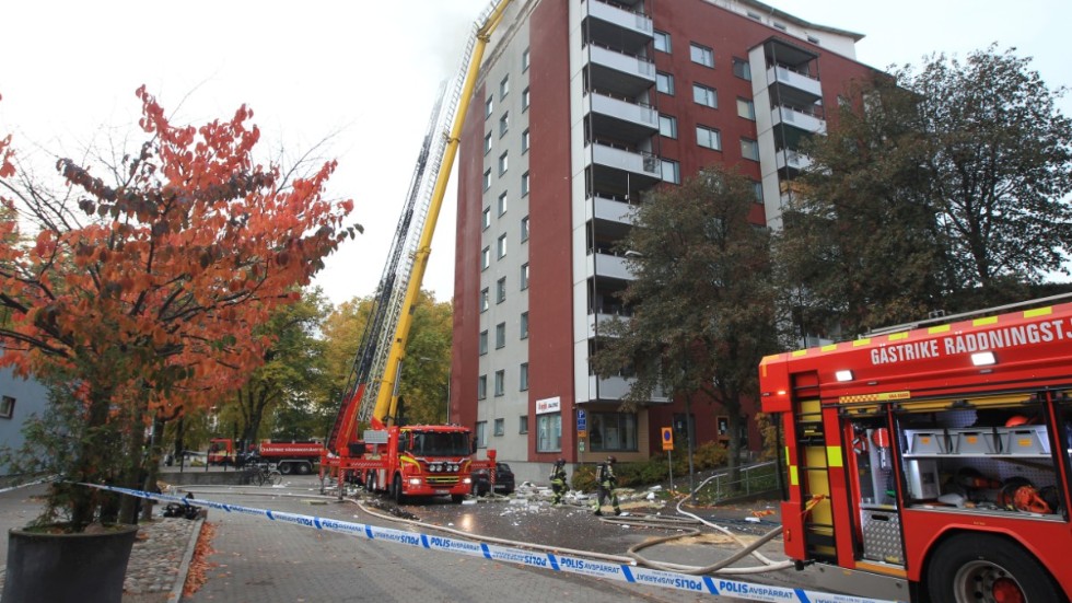 Händelsen utreds som grov mordbrand.