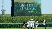 Basebollmatch spelades på Drömmarnas fält