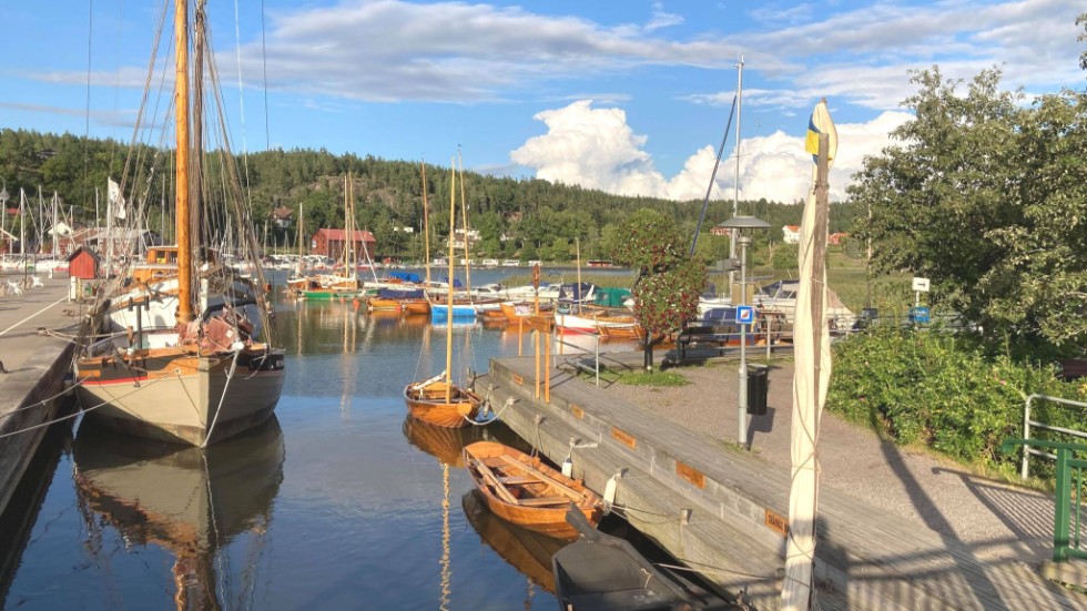 Arkivbild. Valdemarsviks träbåtshamn.