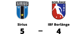 5-4 för Sirius mot IBF Borlänge