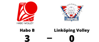 Tung förlust för Linköping Volley borta mot Habo B