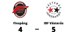 Svårstoppade IBF Västerås fortsätter vinna - 5-4 mot svaga Finspång
