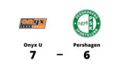 Onyx U segrade över Pershagen i förlängningen