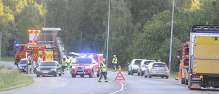 Mopedolycka i Oxelösund – föraren till sjukhus med ambulans