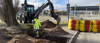 Grävjobb på Strandvägen – så påverkas trafiken 