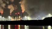 I NATT: Kraftig rökutveckling vid Gärstadverket efter brand