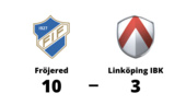Tuff start för Linköping IBK - förlorade mot Fröjered
