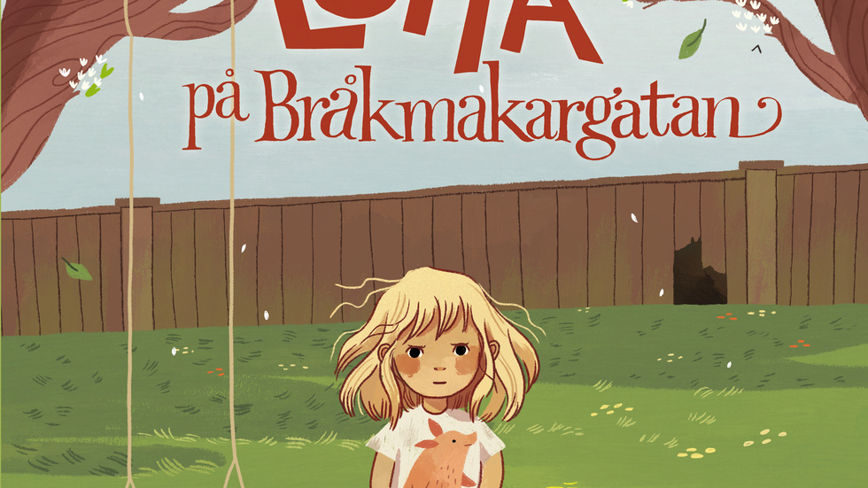 Cecilia Heikkilä har illustrerat nyutgåvan av "Lotta på Bråkmakargatan". Pressbild.