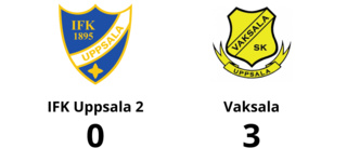 Vaksala vann mot IFK Uppsala 2 efter stark andra halvlek