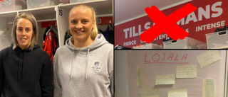 Avslöjar nya orden på väggen i Piteås omklädningsrum