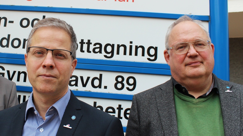 Sverigedemokraterna Martin Kirchberg och Bo Karlsson.