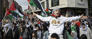 Fredlig protest inför Israels finalmedverkan
