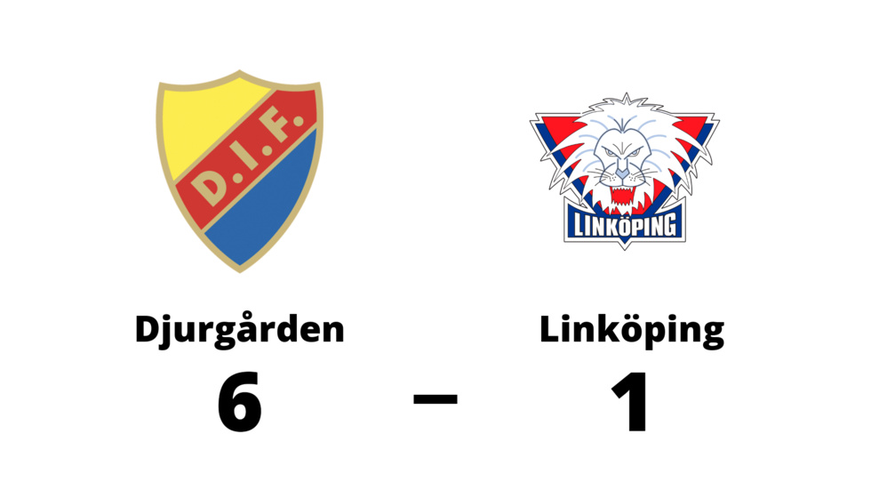 Djurgårdens IF vann mot Linköping