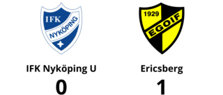 Ericsberg för tuffa för IFK Nyköping U - förlust med 0-1