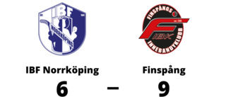 Finspång vann mot IBF Norrköping