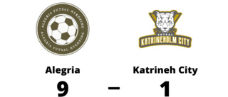 Tung förlust för Katrineh City i toppmatchen mot Alegria