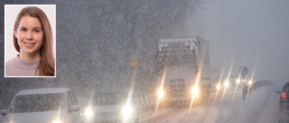 Snöfall kan ställa till det i trafiken: "Stökigt"