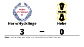 Hebe förlorade mot Horn/Hycklinge