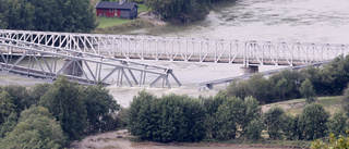 Järnvägsbro har rasat i Norge
