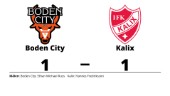 Oavgjort mellan Boden City och Kalix