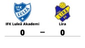 Mållöst när IFK Luleå Akademi tog emot Lira