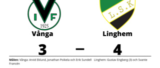 Tre mål av Gustav Engberg när Linghem vann