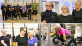 Marja, 71, imponerar på gymmet: "Vågar lyfta tungt"