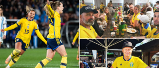 Samling vid skärmen – här är det fotbollsfest när Sverige spelar