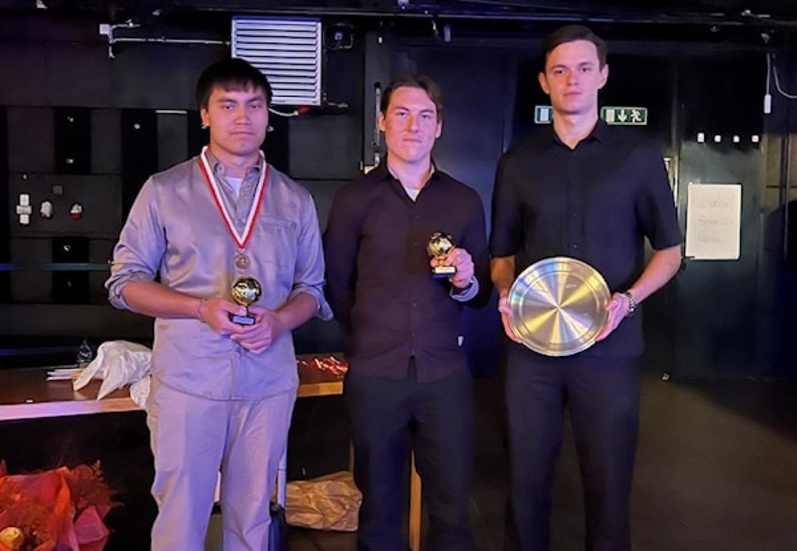 Felix Johansson, Edvin Johansson och Albin Gustafsson var några av spelarna som prisades på Gullringens GoIF:s årsfest.