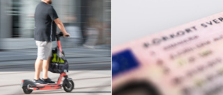 Körde elsparkcykel utan körkort – döms